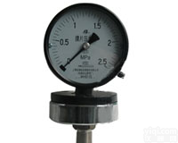 不锈钢<em>膜片</em><em>压力表</em>YPF-100B<em>上海</em>自动化仪表四厂