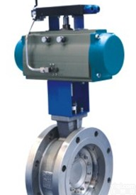 <em>气动</em>双偏心<em>球面</em>密封蝶阀