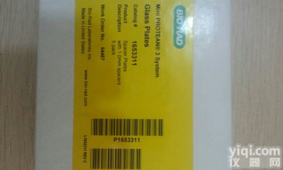 <em>伯乐</em><em>电泳槽</em>玻璃板