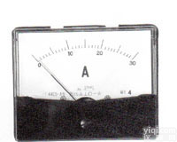 矩形直流<em>电流表</em>44C5-A<em>上海</em>自一船用仪表厂