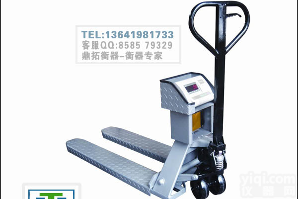 工厂用液压搬动车秤=带电子秤手动<em>叉车</em>=3000<em>公斤</em><em>叉车</em>电子秤