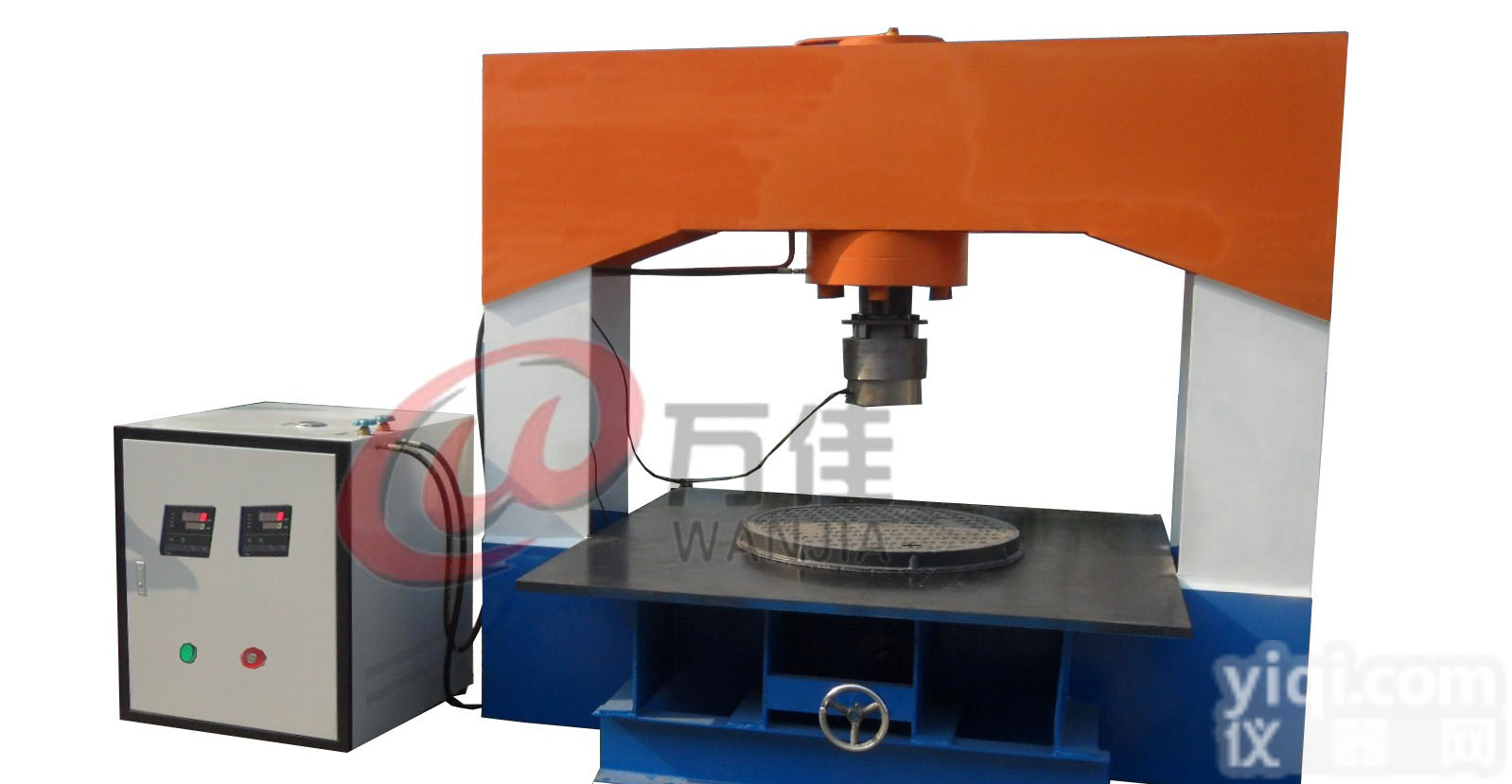 <em>铸铁</em><em>井盖</em>压力<em>试验机</em>，圆形<em>井盖</em>压力检测设备