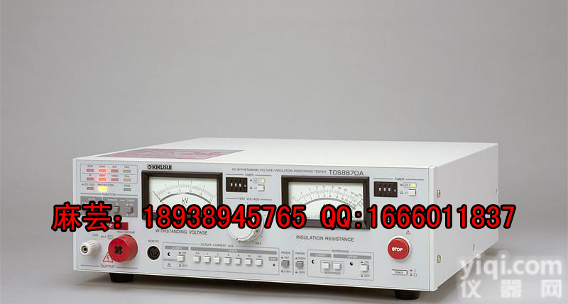 福建<em>TOS8870A</em>耐压绝缘电阻测试仪|<em>日本</em><em>菊水</em>耐压绝缘测试仪<em>TOS8870A</em>