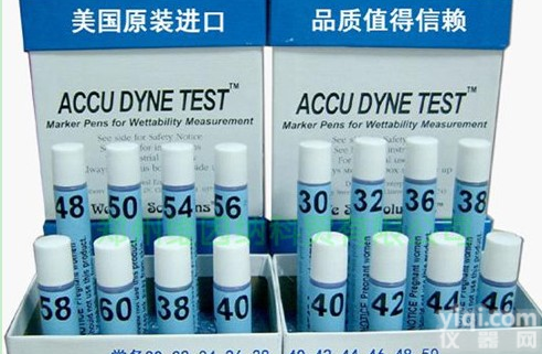 <em>美国</em>原装进口<em>ACCU</em><em>达因</em>笔测试塑料薄膜的表面张力简单准确