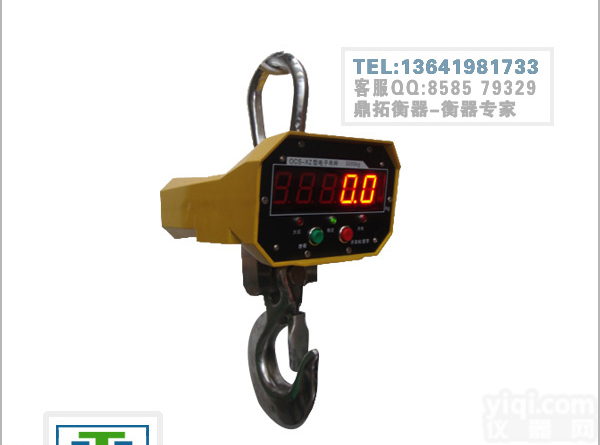 大码头用钩头<em>电子秤</em>（电动<em>葫芦</em>秤30T）挂勾磅秤出厂价