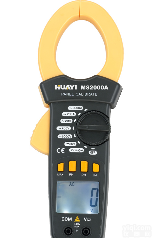 华仪<em>电工仪表</em><em>钳形表</em>MS2000A交流<em>钳形表</em>