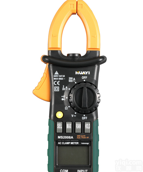 华仪<em>电工仪表</em><em>钳形表</em>MS2008A交流<em>钳形表</em>