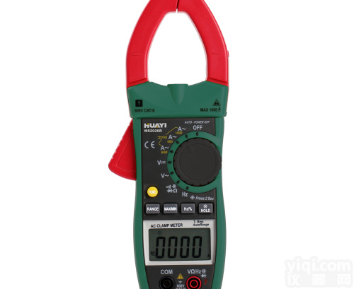 华仪<em>电工仪表</em><em>钳形表</em>MS2026R交流<em>钳形表</em>