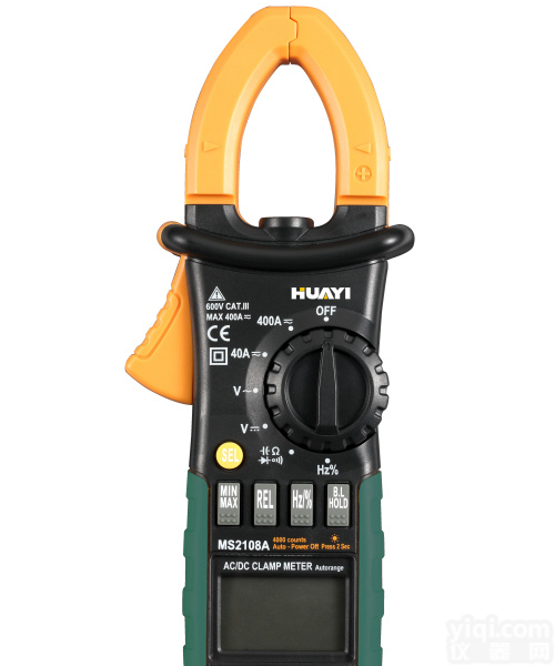 华仪<em>电工仪表</em><em>钳形表</em>MS2108智能交流<em>钳形表</em>