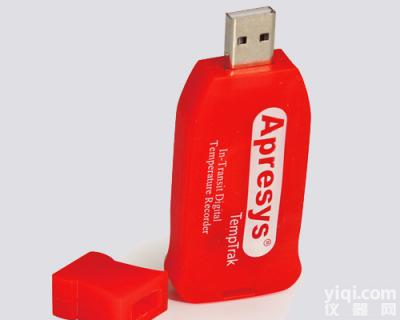 漳州一次性运输温度记录仪价格，艾普瑞<em>原装进口</em>U盘式一次性温度记录仪，集装箱<em>温度计</em>