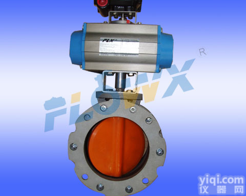 <em>气动</em>单法兰粉末<em>蝶阀</em>，混凝土<em>搅拌站</em>专用阀门