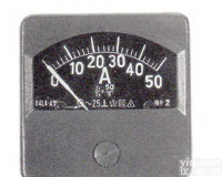 <em>方形交流电压表</em>84L4-V上海自一船用仪表厂