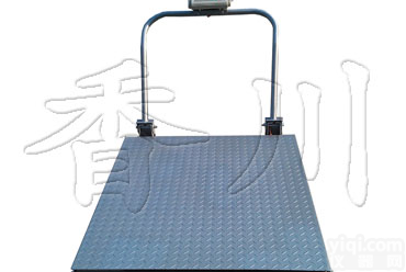 300公斤移动式<em>电子</em>地磅，500kg移动<em>电子</em><em>地秤</em>，1吨<em>不锈钢</em>移动<em>电子</em>磅秤