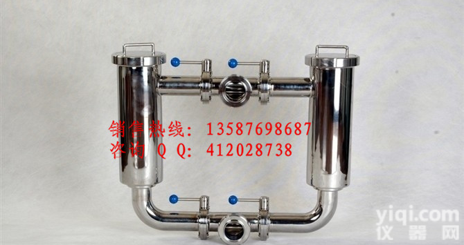 卫生级<em>双联</em>管道<em>过滤器</em>工厂价，卫生级<em>双联</em>管道<em>过滤器</em>价格，不锈钢<em>双联</em>管道<em>过滤器</em>304