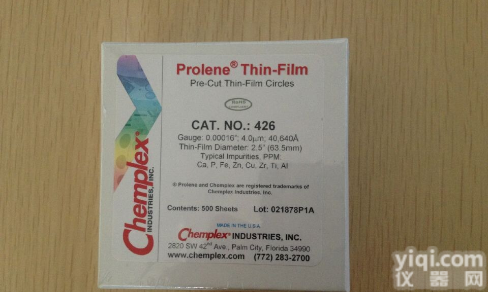 XRF样品膜（<em>光谱</em>仪<em>薄膜</em>）