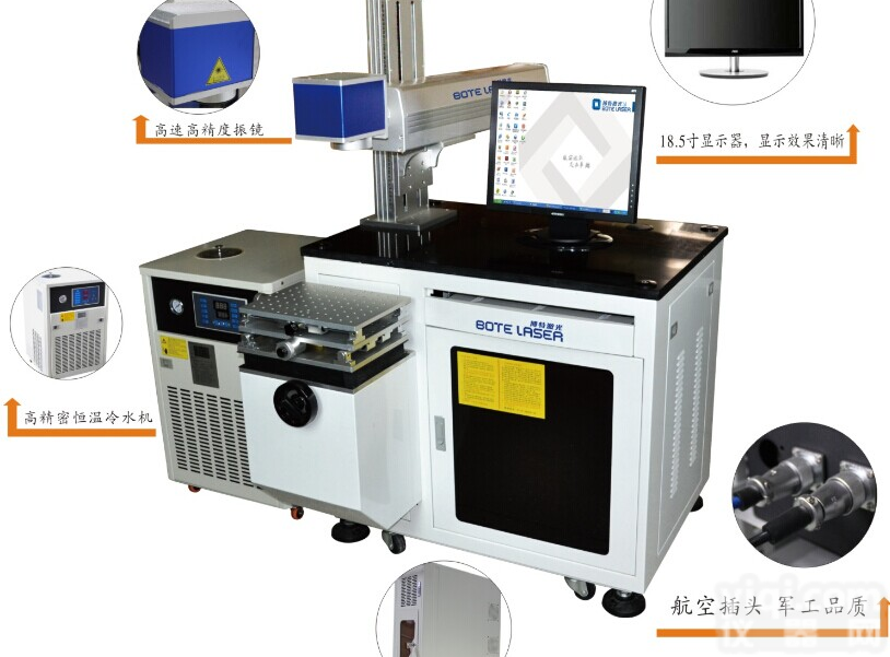 供应汕头陈店谷饶半导体侧面<em>泵浦</em>激光<em>打标机</em>