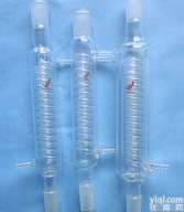 达丰 蛇形冷凝管300/24*2 <em>冷凝器</em> 蛇形冷凝管 化学实验玻璃仪器