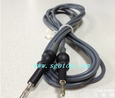 电刀单极电凝线 电刀连接线 高频输出双公头<em>导线</em> 可<em>高温</em>高压消毒