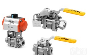 美国飞托克FITOK<em>阀门</em>三<em>片式</em>高压球阀 上海清雨<em>阀门</em>设备有限公司总代理