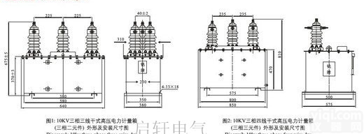 干式<em>高压</em><em>计量箱</em>生产<em>JLSZW</em>-10、JLS