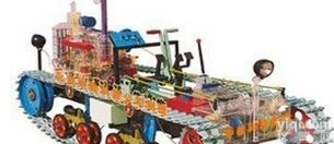 <em>东方红</em>75型<em>履带式</em>透明有机玻璃教学模型，汽车教学设备