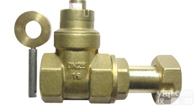 表前加密防盗<em>伸缩</em>铜<em>闸阀</em>