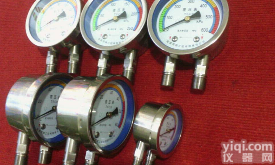 宜昌同顺工控CB<em>系列</em><em>差压</em>表<em>压差</em>表，<em>差压</em>计<em>压差</em>计，材质不锈钢，普通型，充油耐震型，接点控制型，可带安装附件，安装边，平衡阀