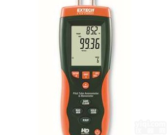 美国艾示科Extech <em>HD350</em>皮托管<em>风速计</em>压差计