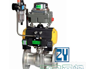 Q641F<em>高平</em>台<em>气动</em>球阀，<em>气动</em>调节球阀