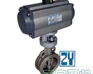 D673H气动<em>对夹式</em>金属密封<em>蝶阀</em>，气动<em>蝶阀</em>，气动对夹<em>蝶阀</em>