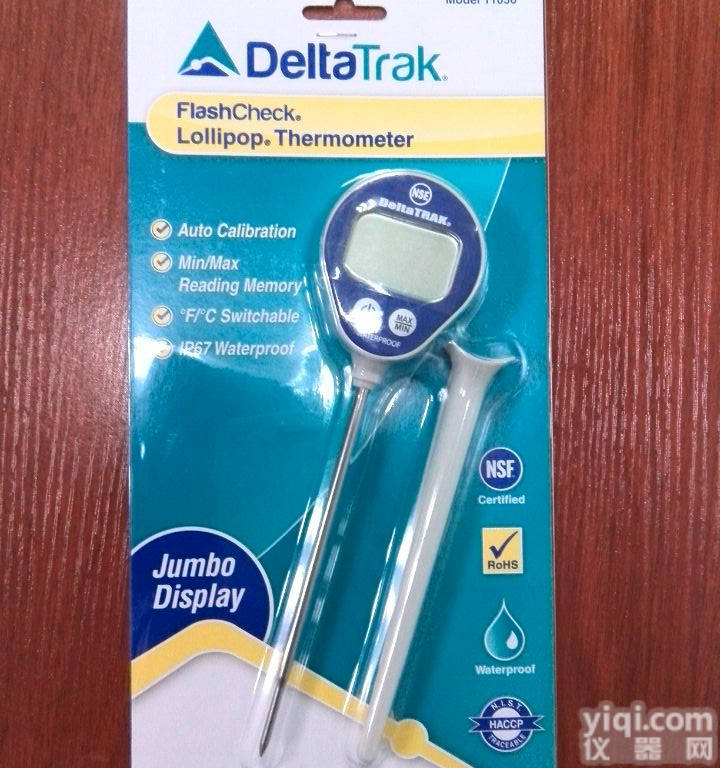 防水高精度<em>温度计</em>，数字<em>探针</em>电子<em>温度计</em>美国DeltaTRAK