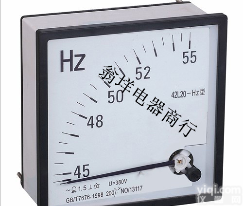 <em>指针式</em>42L20-HZ 45-55HZ<em>频率</em>表