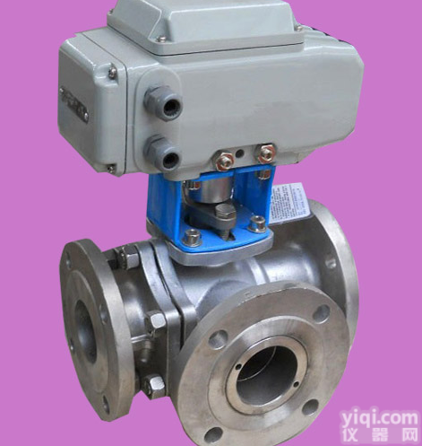 不锈钢电动三通<em>球阀</em> Q944H-16P <em>小口径</em>电动<em>球阀</em>