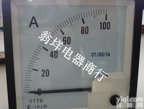 唐山51T6方形<em>电流</em>表 <em>过载</em>型<em>电流</em>表