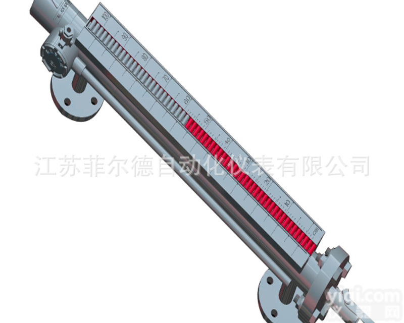 带上下报警磁性浮子液位计，<em>带报警磁翻板液位计</em>