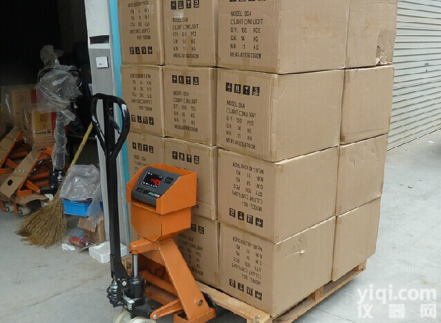 <em>苏州</em>电子<em>叉车</em>秤,<em>手推</em>液压称重<em>叉车</em>厂家直销