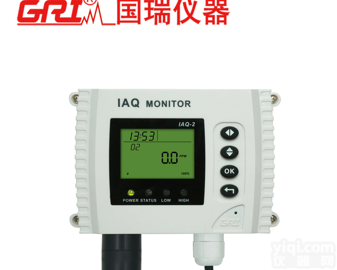 壁挂式氧气Ｏ2检测<em>控制器</em>智能<em>信号</em>输出