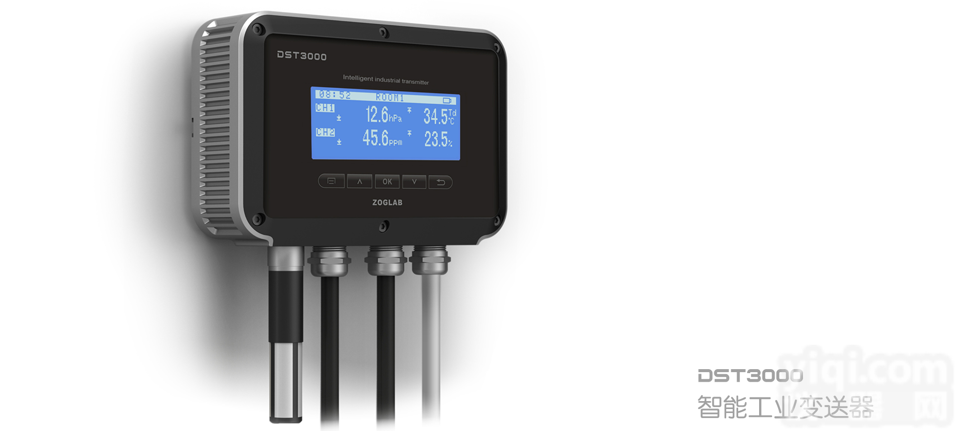 ZOGLAB佐格 智能温湿度<em>变送</em>器 <em>工业级</em>LED网络型GSP/GMP485