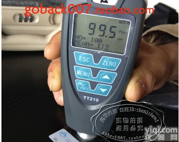 北京时代TT210<em>涂层</em><em>测厚仪</em> 铁基/<em>涡流</em>双用<em>涂层</em><em>测厚仪</em> 原装包邮
