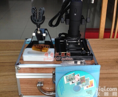 光学测量 视觉卡尺 <em>电子显微镜</em> 测量软件 <em>支架</em>对标尺小平台