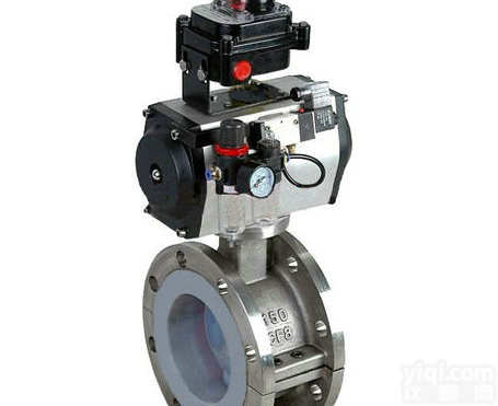 气动衬氟<em>蝶阀</em> <em>耐腐蚀</em>气动<em>蝶阀</em>