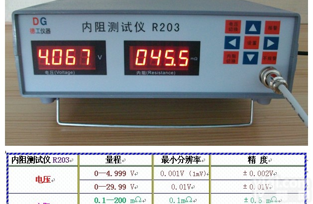 电池<em>内阻</em>测试仪 <em>内阻</em>仪 <em>电芯</em>电压<em>内阻</em>检测仪器