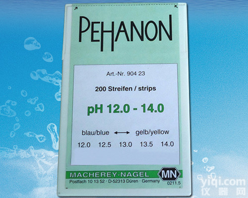 pH测试条精密ph<em>试纸</em>4-9<em>德国</em>MN PEHANON 90424酸碱度<em>试纸</em>