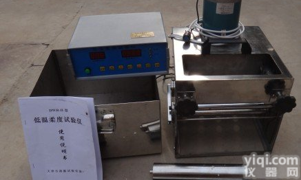 防水卷材低温柔度<em>弯曲试验</em>仪图片 低温柔度弯曲仪