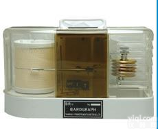 BR12气压<em>记录仪</em>，上海品Pai有纸曲线大气<em>压力计</em>，周记日记型气压仪