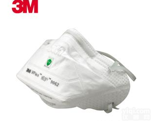 美国3M9062 KN90头带式自吸过滤式<em>颗粒物</em>防尘<em>口罩</em><em>折叠式</em>防护<em>口罩</em>规格参数