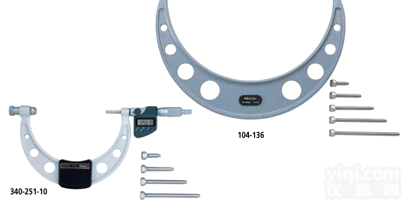 日本三丰可换测砧<em>千分尺</em>104-140A（<em>100</em>-200mm）