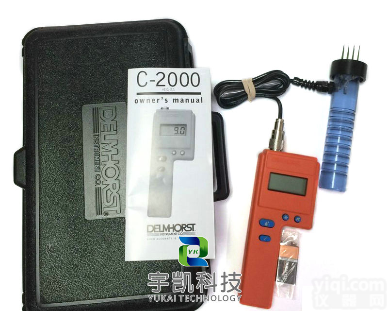 美国特<em>尔姆</em>荷斯脱Delmhorst C-2000数字式棉花<em>湿度计</em>/<em>棉絮</em><em>湿度计</em>