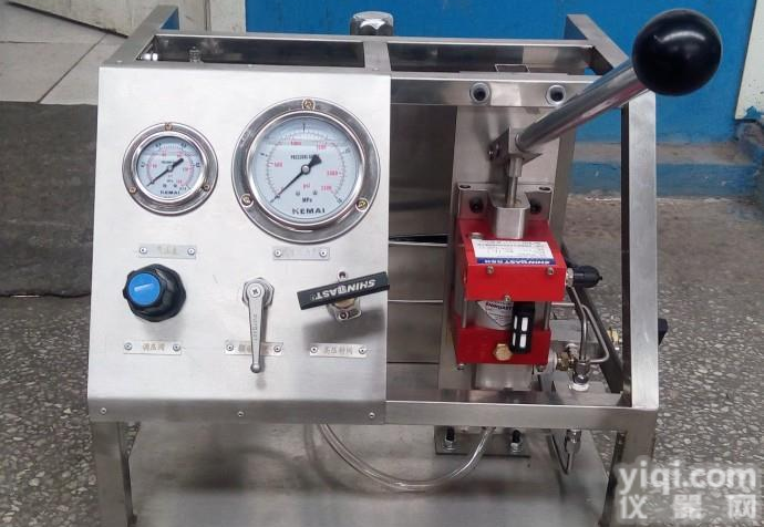 <em>便携式</em>气驱<em>液体</em>增压泵  移动式水压试验机