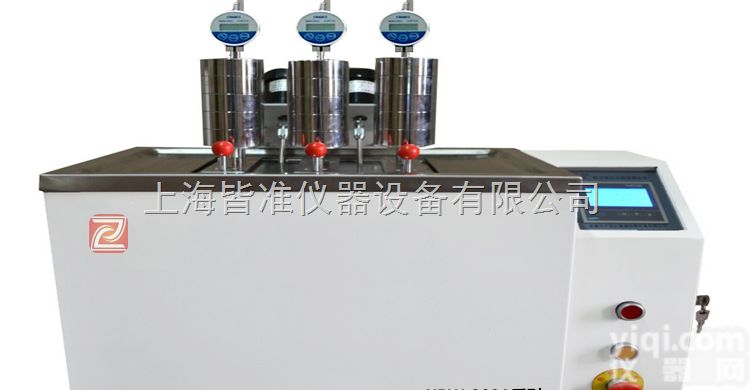 XRW-300A3三架<em>卧式</em>维卡温度<em>测试仪</em>，微机型维卡软化<em>测试仪</em>厂家，维卡软化<em>测试仪</em>